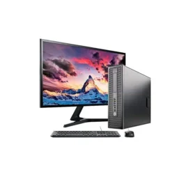 HP EliteDesk 800 G1 SFF Intel Core I5-4570 8GB RAM 240GB SSD Windows 10 Pro - PANTALLA 27" (Reacondicionado)