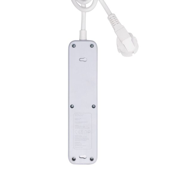 REGLETA DE 3 ENCHUFES 1.5M BLANCO SAVIO LZ-07 - Imagen 5