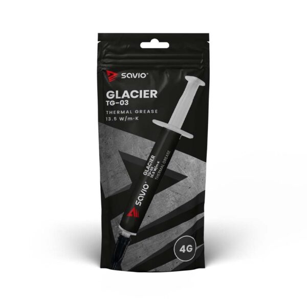 PASTA TERMICA 13.5W/M-K 4G SAVIO GLACIER TG-03 - Imagen 4