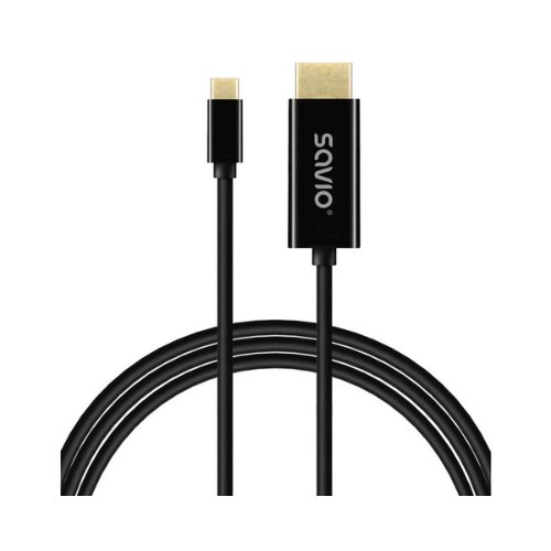 CABLE USB-C a HDMI SAVIO CL-190 1M