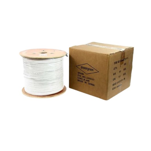 BOBINA DE CABLE PEPEGREEN CAT6 BLANCO