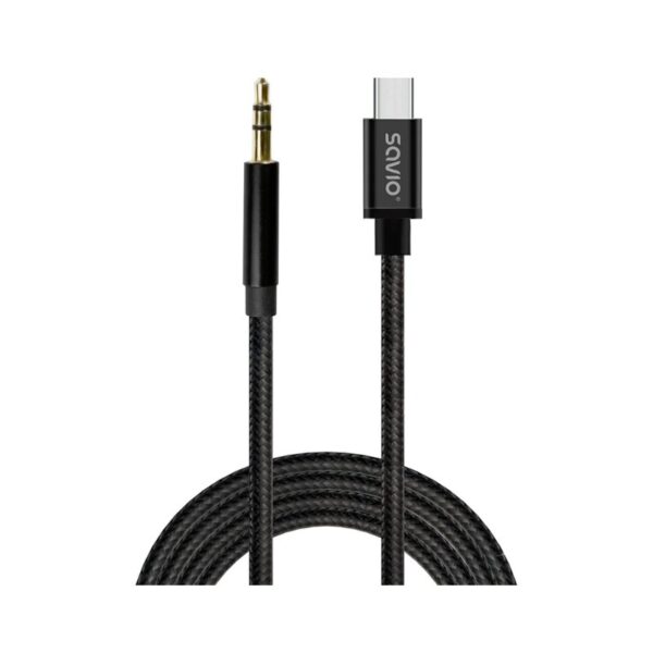 CABLE USB-C A MINI-JACK SAVIO CL-188 2M