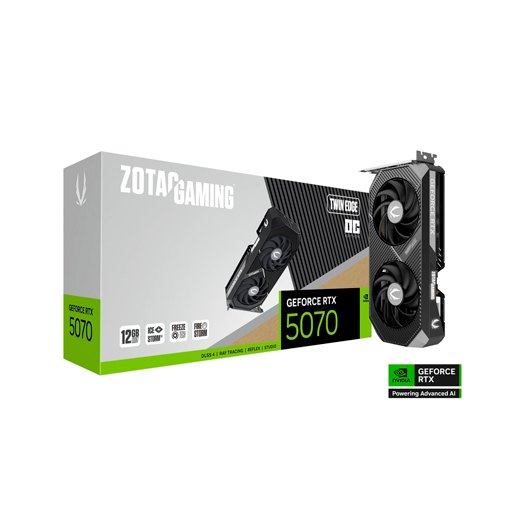 TARJETA GRÁFICA ZOTAC RTX 5070 TWIN EDGE OC 12GB