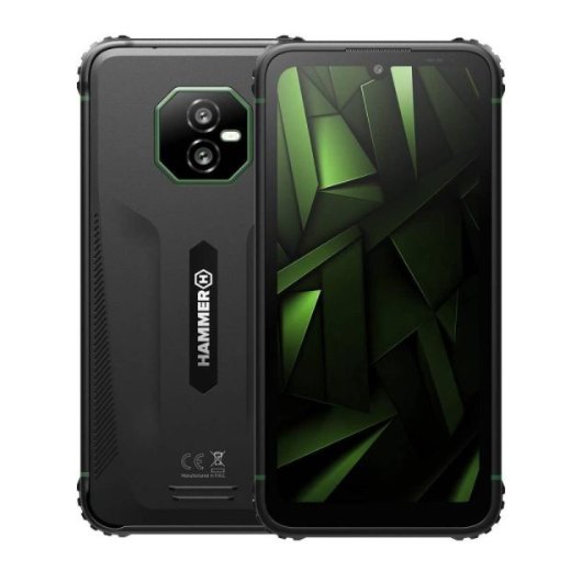 MOVIL SMARTPHONE HAMMER RANGER 4G 6/128GB BLACK GREEN