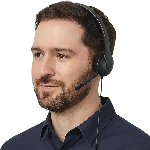 Auriculares con micrófono USB H340 | Negro | Sonido estéreo Digital | Micrófono con cancelación de Ruido | Cable 1,8 m | Diadema Ajustable