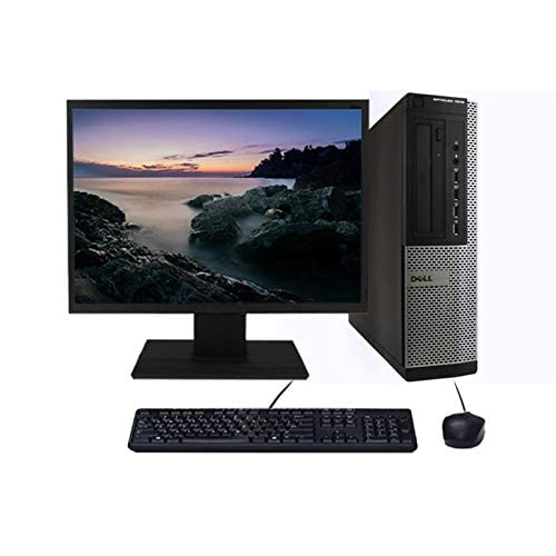 Dell Little Phoenix OPTIPLEX 7010 DT PC i5-2400 3.10GHz 16GB RAM SSD 240GB WiFi Windows 11 con Pantalla 20" + Teclado y Ratón Incluidos (Reacondicionado)