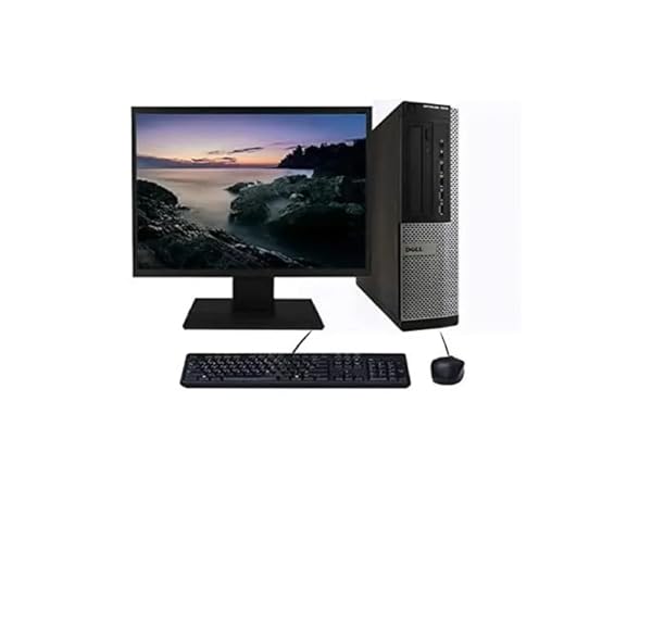 Dell Little Phoenix Optiplex 7010 DT i5-2400 16GB RAM 240GB SSD Windows 11 con WiFi y Pantalla 20" + Teclado y Ratón Incluidos (Reacondicionado)