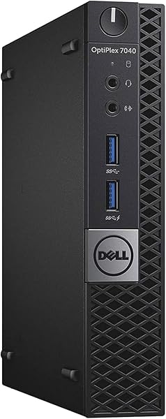 Dell Optiplex 7040 Mini Ordenador de sobremesa Intel Core i5-6400T RAM 8GB DDR4 SSD 240GB USB 3.0 HDMI Windows 11 Pro (reacondicionado) (con Periféricos)