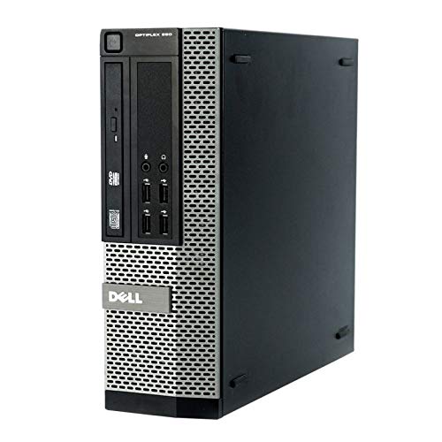 Dell PC 990 SFF Core I3-2120 - Memoria RAM de 4 GB, Disco Duro de 960 GB, SSD grabadora de DVD, WiFi W7 (reacondicionado)