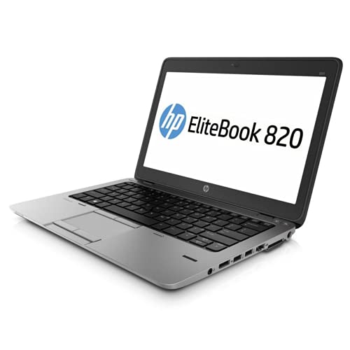 HP EliteBook 820 G1 - PC portátil - 12.5 '' - (Core i5-4300U / 1.9 GHz, 8GB RAM, SSD 128GB SSD, WiFi, Windows 10, Teclado QWERTY) Modelo Muy rápido (Reacondicionado)