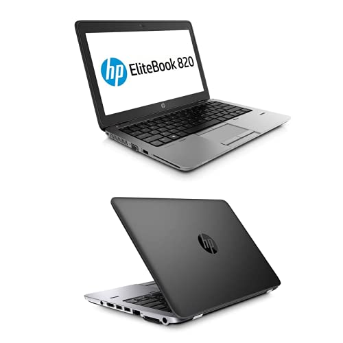 HP EliteBook 820 G1 - PC portátil - 12.5 '' - (Core i5-4300U / 1.9 GHz, 8GB RAM, SSD 128GB SSD, WiFi, Windows 10, Teclado QWERTY) Modelo Muy rápido (Reacondicionado)