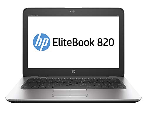 HP EliteBook 820 G3 (12,5 Pulgadas) Notebook PC Core i5 (6200U) 2,3 GHz 8 GB 256 GB SSD WLAN BT Webcam Windows 10 Pro 64 bits (HD Graphics 520) (reacondicionado)