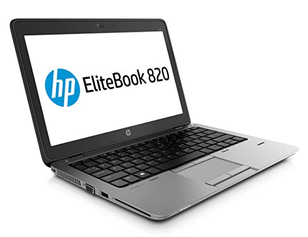 HP EliteBook 820 G3 12,5 pulgadas HD Intel Core i5 128 GB SSD disco duro 8 GB memoria Windows 10 Pro Webcam Business Notebook (certificado y reacondicionado)