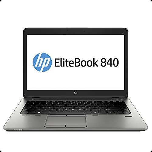 HP EliteBook 840 G2 14 pulgadas HD computadora portátil, Intel Core i5-5200U, 8 GB RAM, 180 GB SSD, Bluetooth 4.0, WiFi, Windows 10 Professional (Reacondicionado)