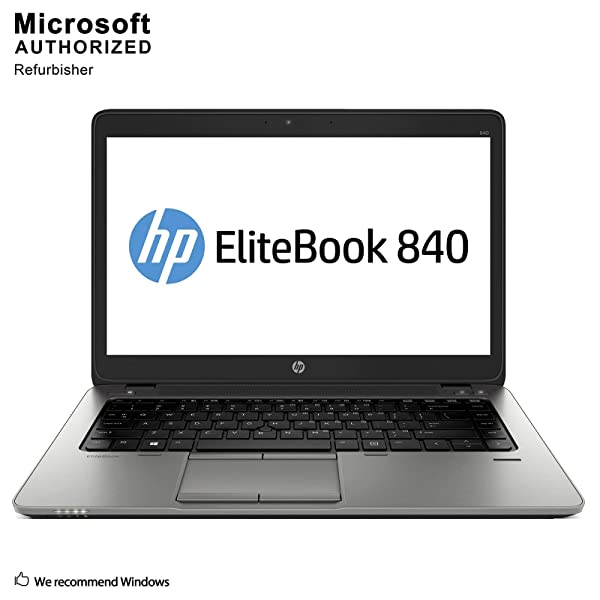 HP EliteBook 840 G2 14 pulgadas HD computadora portátil, Intel Core i5-5200U, 8 GB RAM, 180 GB SSD, Bluetooth 4.0, WiFi, Windows 10 Professional (Reacondicionado)
