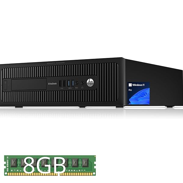 HP EliteDesk 800 G1 | Intel Core i7 4ª Gen | 8GB RAM | 256GB SSD | Windows 11 Pro | PC Sobremesa Compacto para Oficina y Hogar (Reacondicionado) (256, GB, 16, GB)