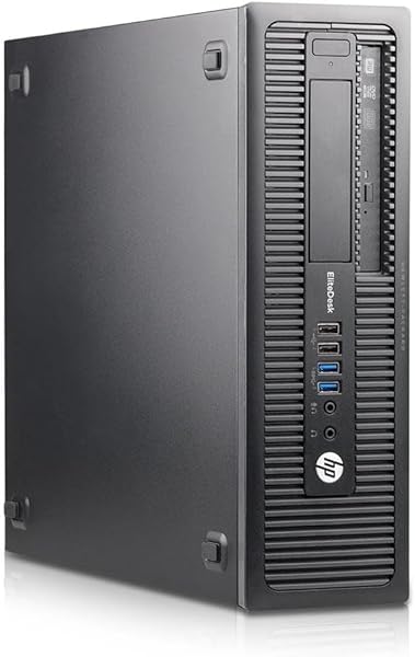 HP EliteDesk 800 G1 - Ordenador de sobremesa (Intel Core i5-4570, 16GB de RAM, Disco SSD 240GB, Lector DVD, Windows 11 Pro) - Negro (Reacondicionado) (Sin Periféricos)