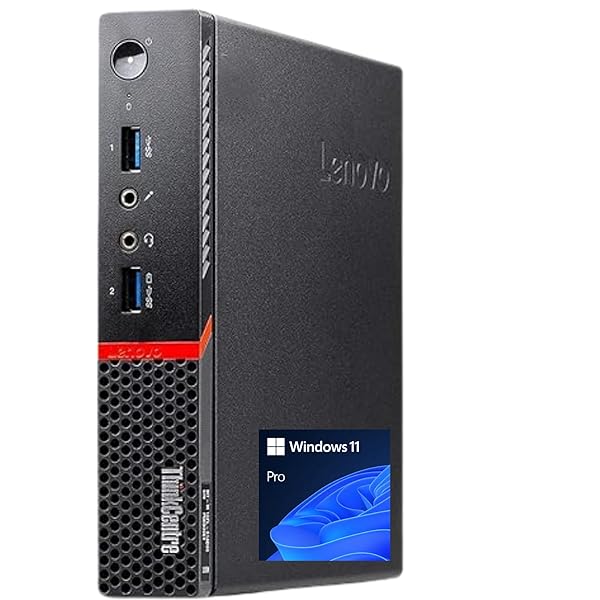 Lenovo - PC M700 | Intel Core i5 6ª Gen | 8GB RAM | 480GB SSD | Windows 11 Pro | Rápido y silencioso | Ideal Oficina o Estudio | Listo para Usar (Reacondicionado) (16, GB, 8, GB)