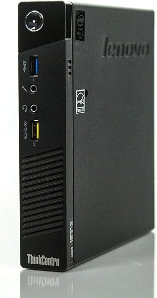 Lenovo ThinkCentre M93p USDT Tiny Quad Core i5-4590T - Ordenador de sobremesa (256GB Disco Duro SSD, 8 GB de Memoria, Win 11 Pro, Wi-Fi (Reacondicionado) (Sin Periféricos)