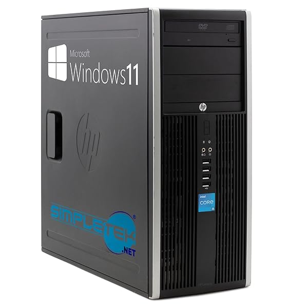 Torre PC HP 8300 CMT Windows 11 Pro - Core i5 Hasta 3,60 GHz 16 GB RAM SSD 240 GB | Interfaz serie RS232 VGA DisplayPort DVD de escritorio ordenador fijo (reacondicionado)
